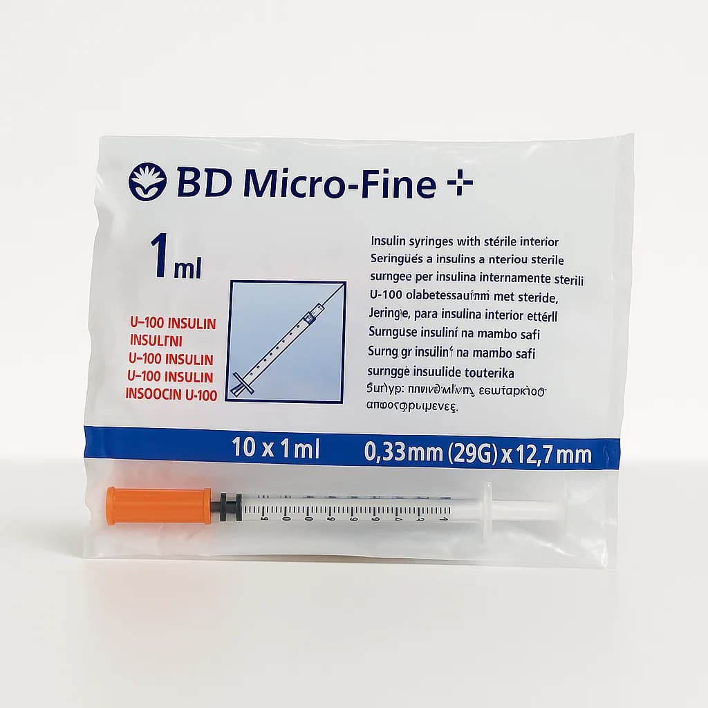 Agujas de insulina 1ml/0.5ml